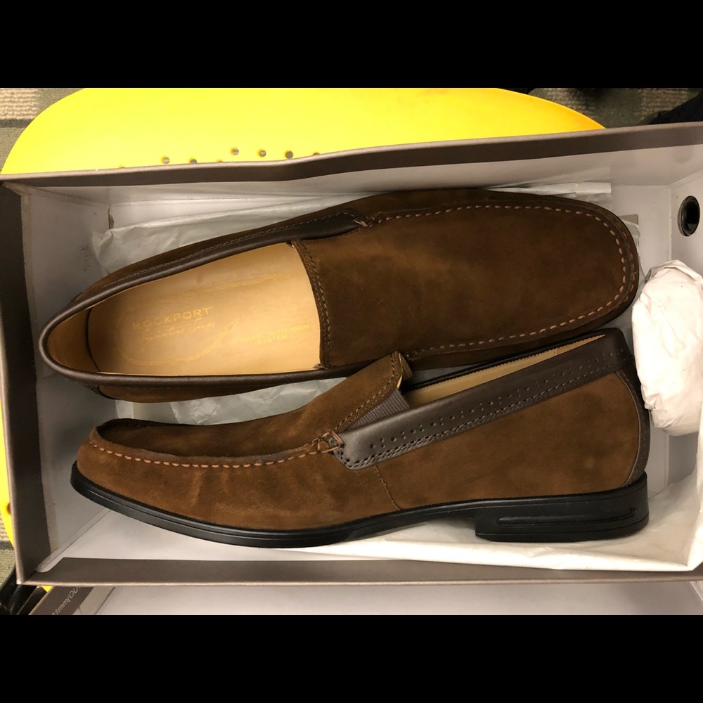 Rockport Suede loafers  Size 15